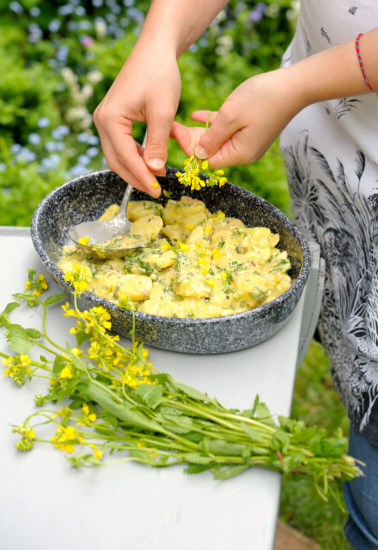 Grünes Kochbuch, Zubereitung Kartoffelsalat mit Majo