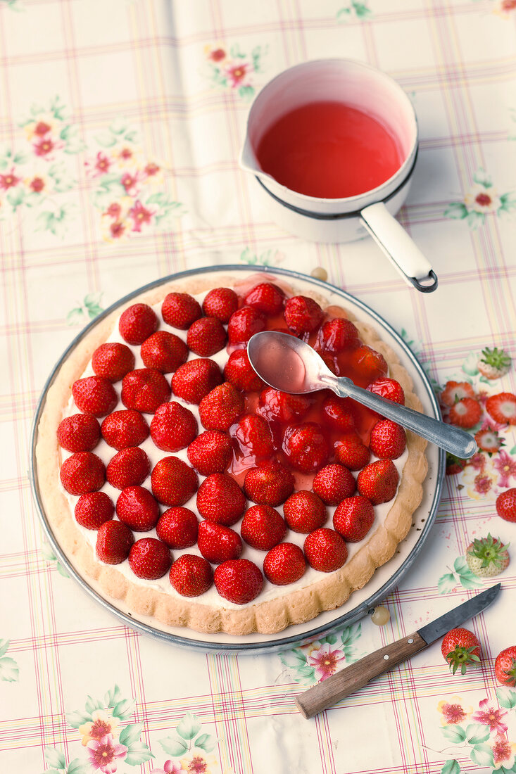 Backschätze, Erdbeerkuchen