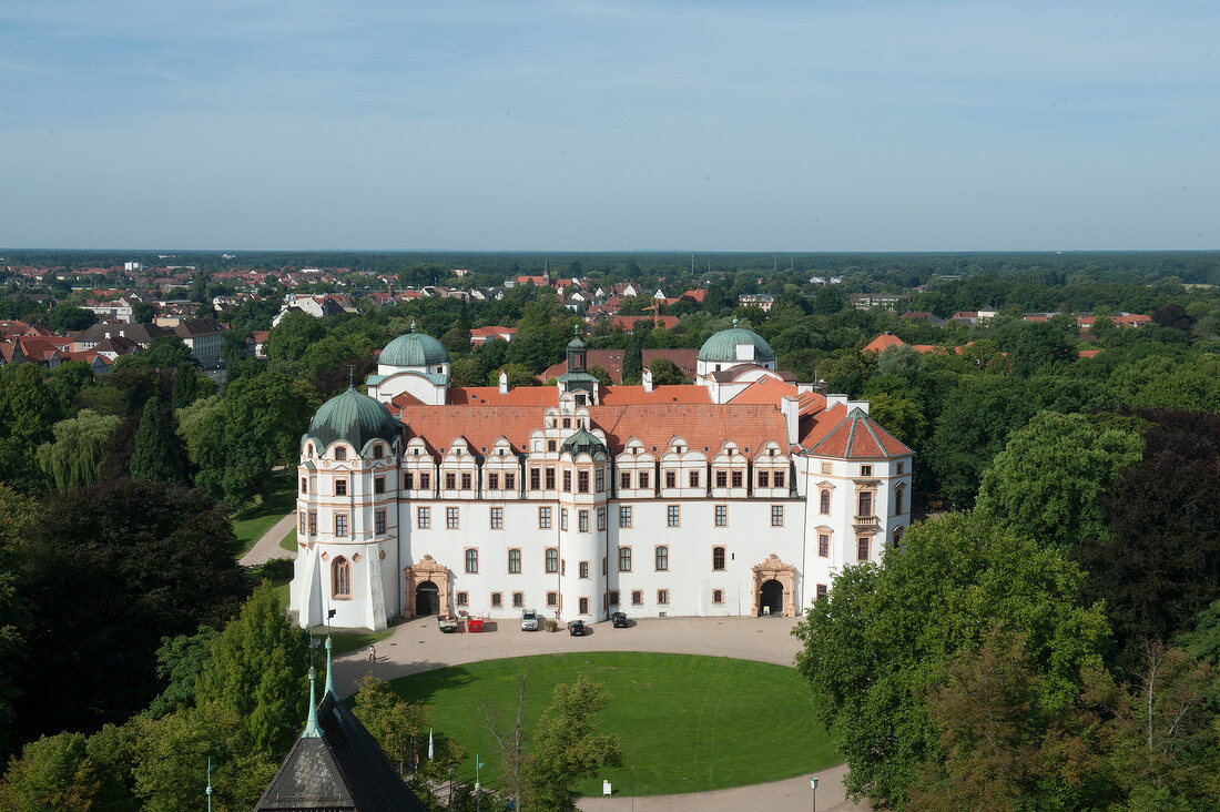 Celle Castle in Lower Saxony, Germany