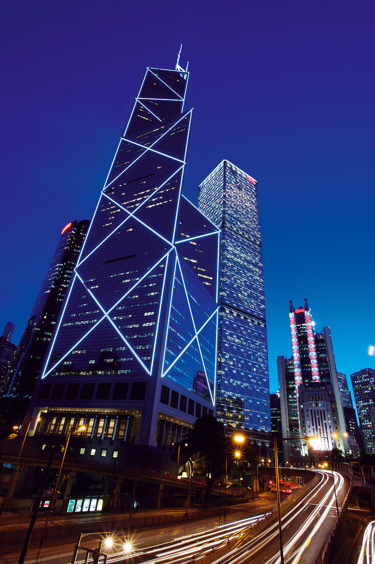 Hongkong, Bank of China Tower, Bankenturm, Central, Bank in China