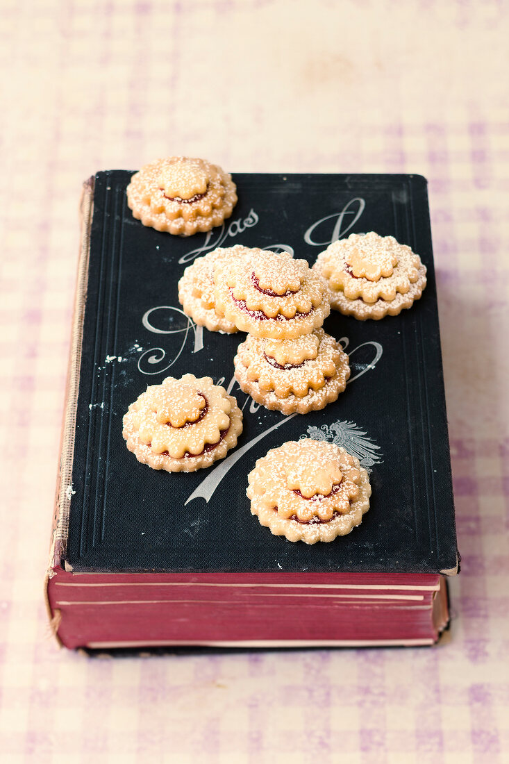 Cookies on book