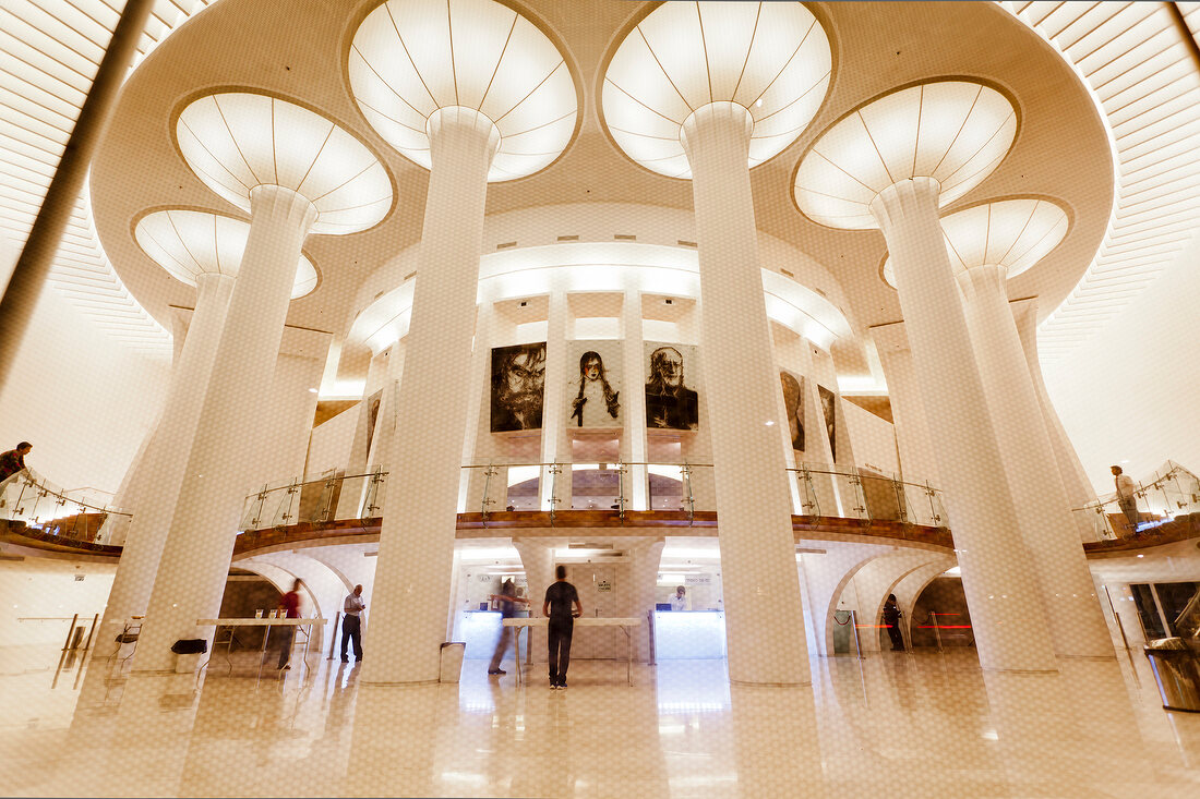 Israel, Tel Aviv, Habima-Platz, Habima Nationaltheater, Foyer