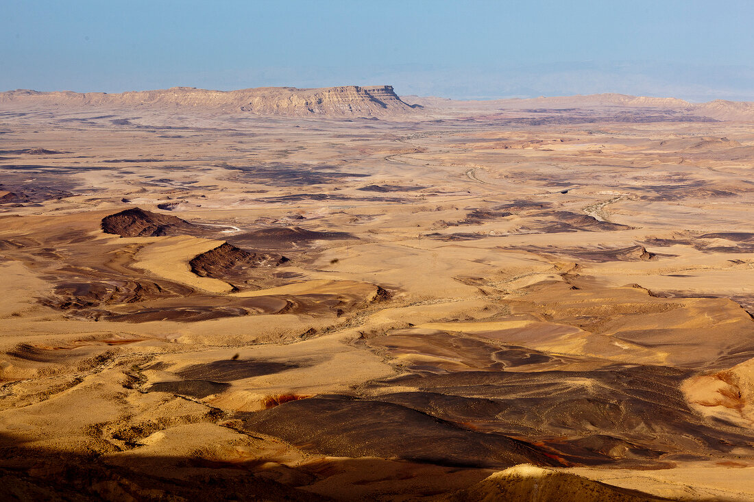 View of Makhtesh Ramon at Negev, Israel