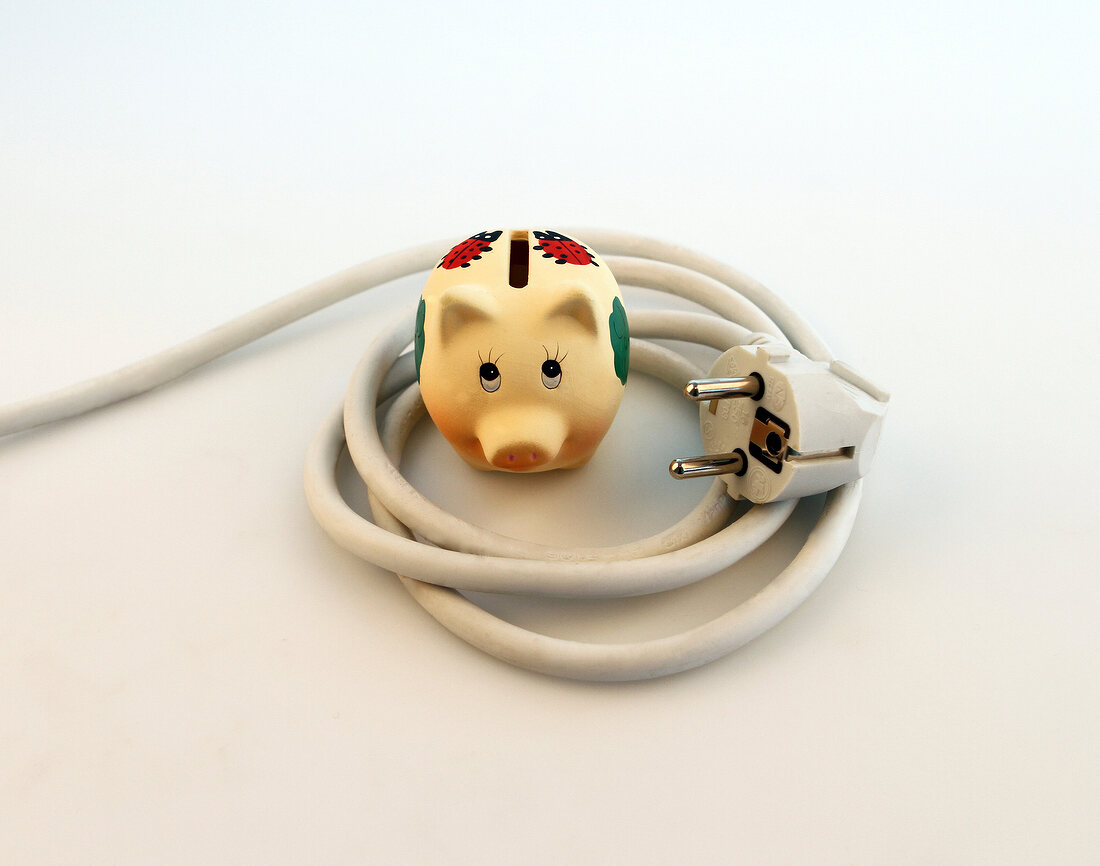 Kabel, Sparschwein, Stecker X 