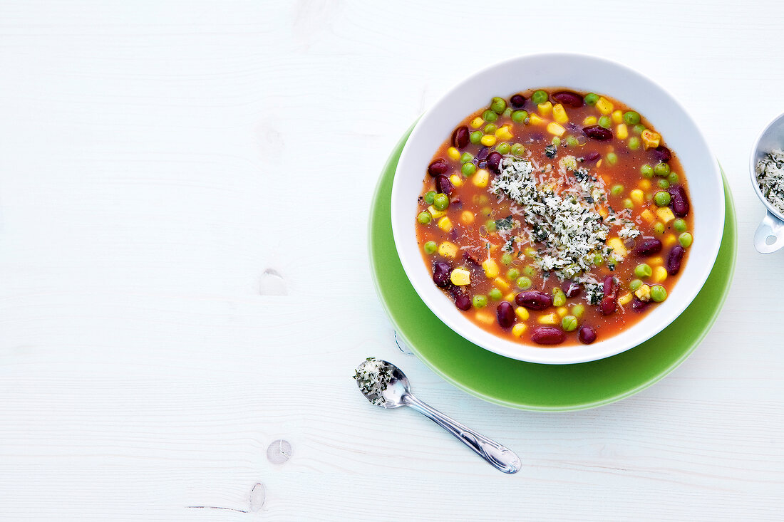 Vegetable stew in bowl
