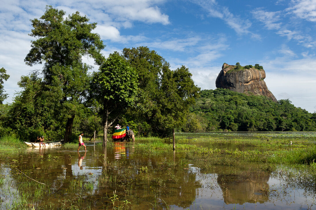 Sri Lanka, Sigiriya, Monolith, Felsenburg, UNESCO Weltkulturerbe