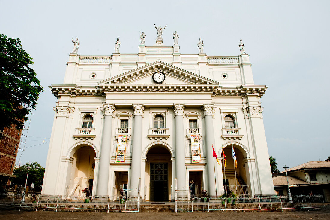 Facade of Santa Lucia Cathedral, Colombo, Sri Lanka