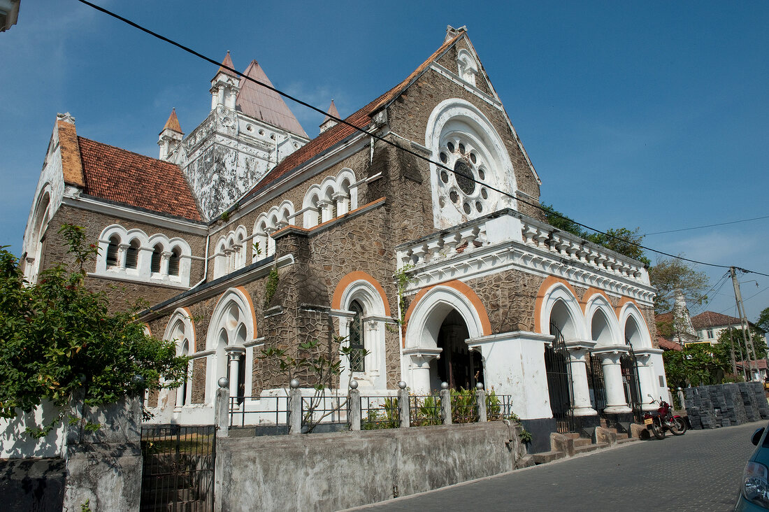 View of Colonial Church at Galle Fort, Sri Lanka