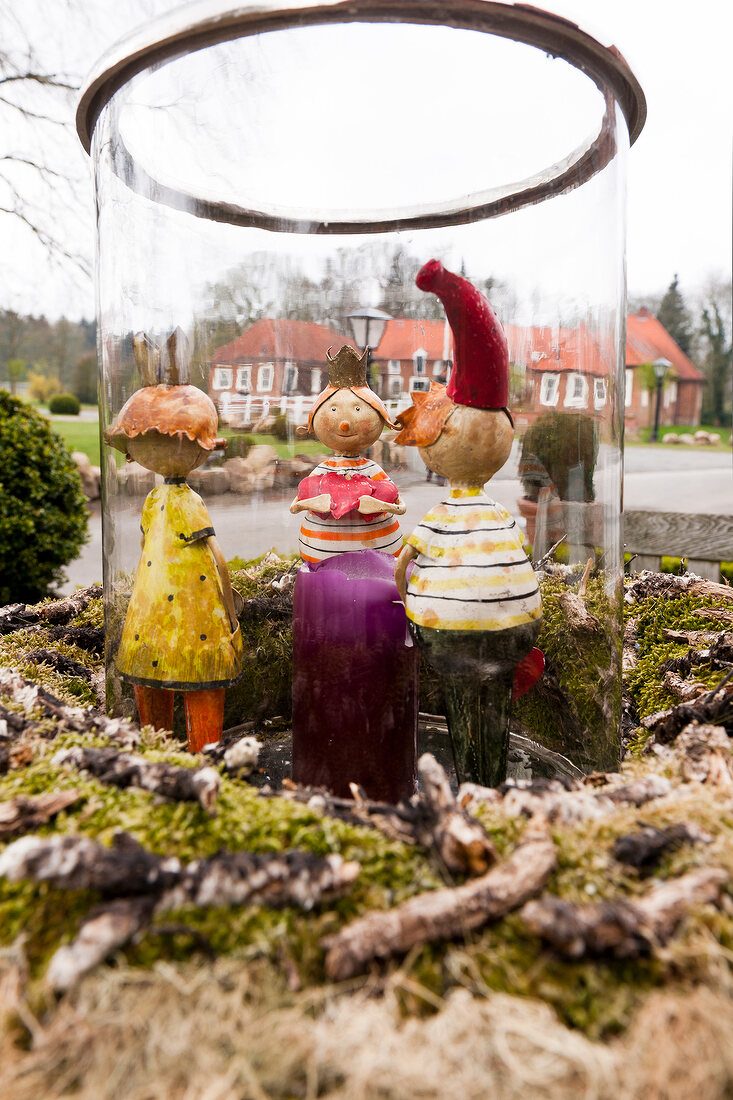 Gut Landegge Figuren in einem Glas