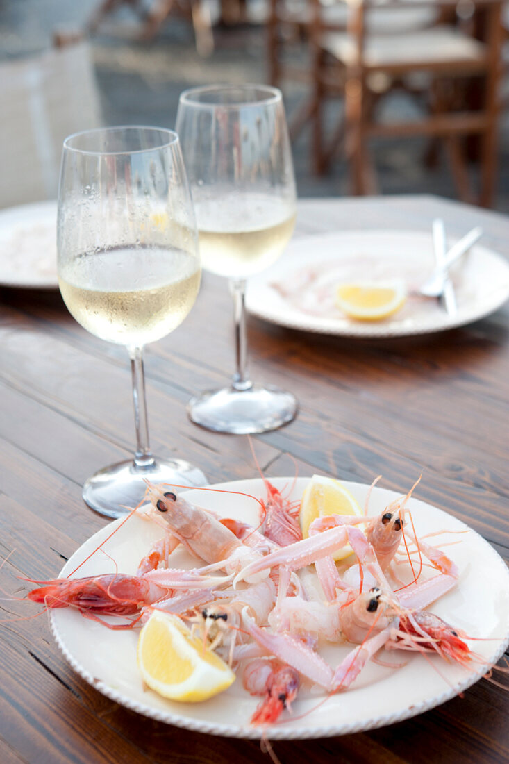 Scampi, gamberi rossi di Gallipoli Teller