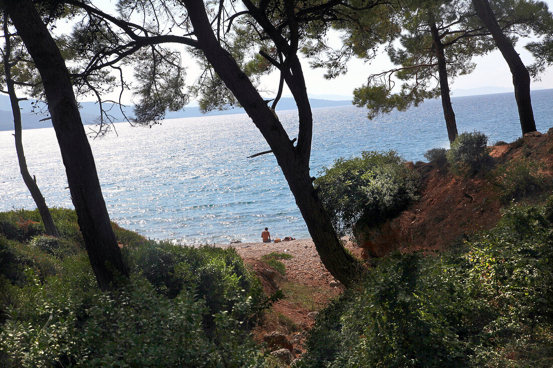 View of Akyaka in Gulf of Gokova, Aegean, Turkey