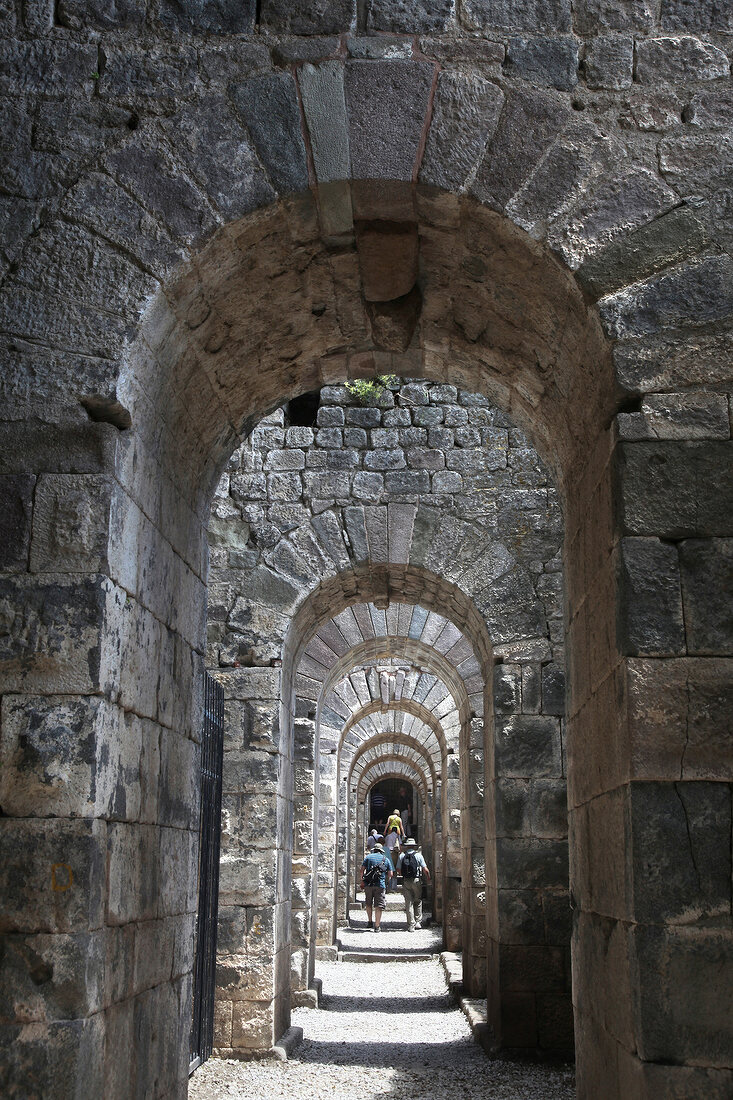 Türkei, Türkische Ägäis, Bergama, Pergamon, Bogenreihe