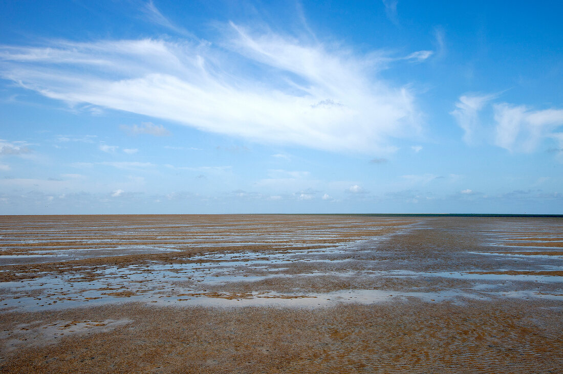 Dänemark, Fanö, Strand, Himmel, Meer 