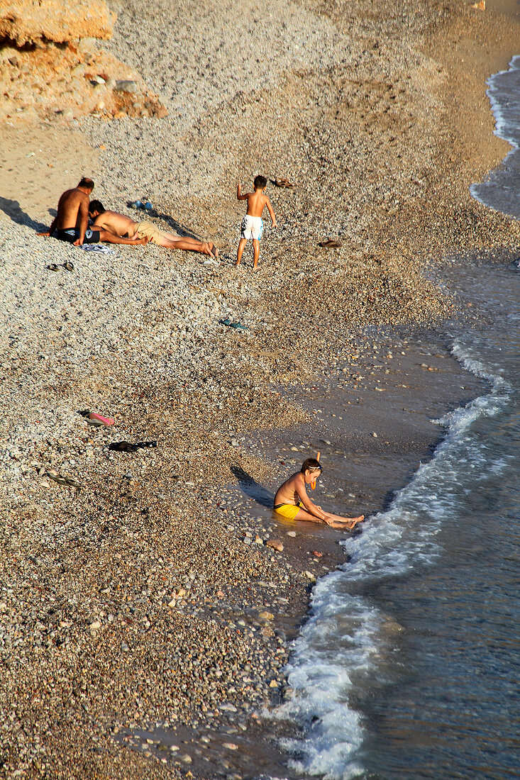 People at Dataca and Knidos in Resadiye Peninsula, Turkey