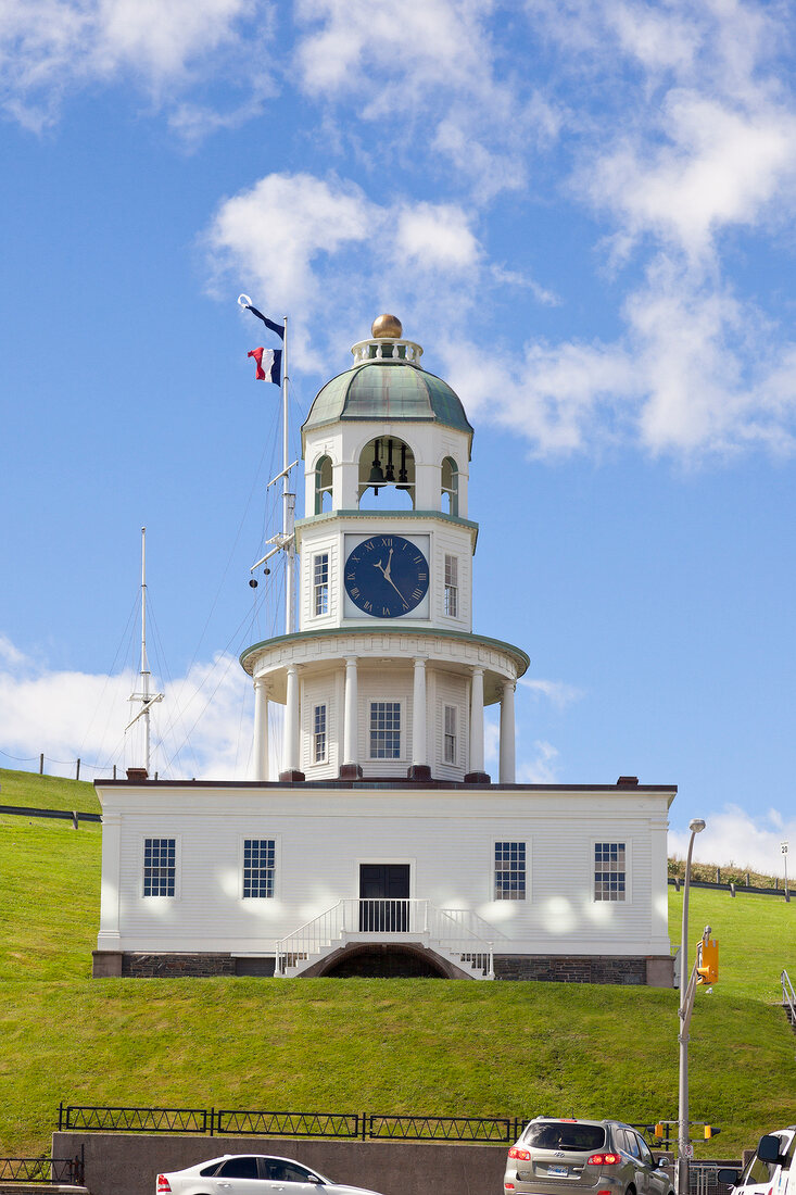 View of Old Town Clock in Halifax, Nova Scotia, Canada