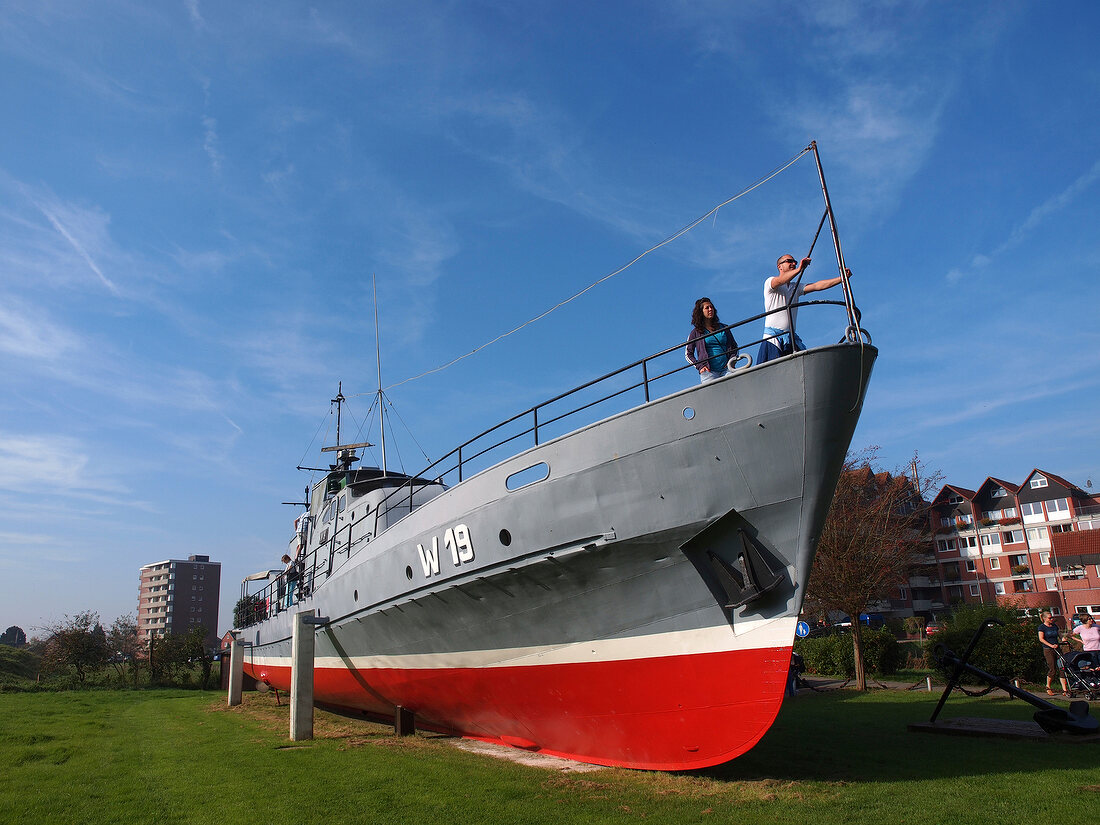 Niedersachsen, Insel Spiekeroog, Horumersiel, alters Schiff