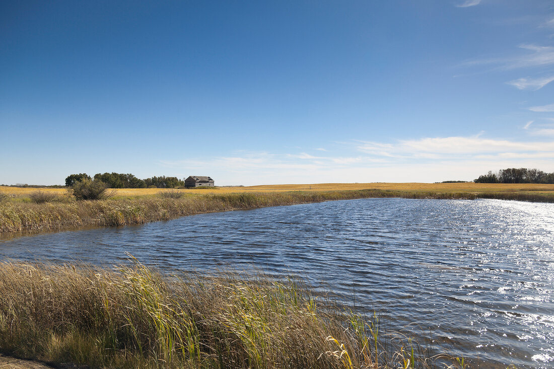 Coastal view along road 731, Saskatchewan, Canada