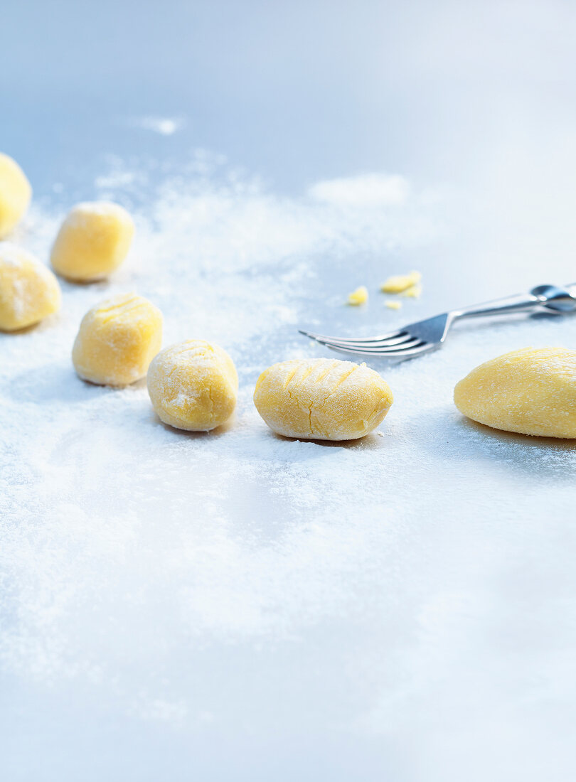 Pieces of gnocchi