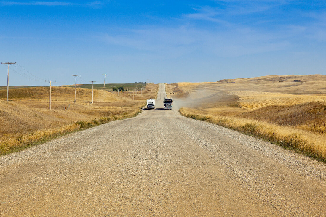 Kanada, Saskatchewan, Highway 18, East, Fahrzeuge