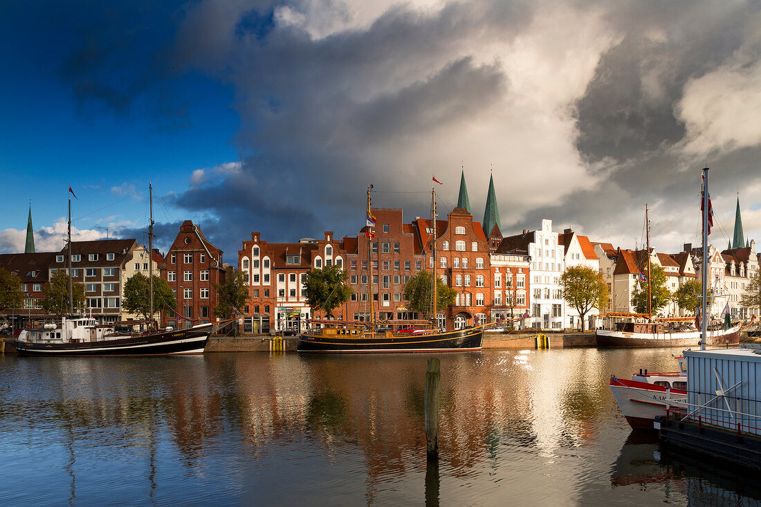 Lübeck, Schleswig Holstein, Untertrave, Holstenhafen