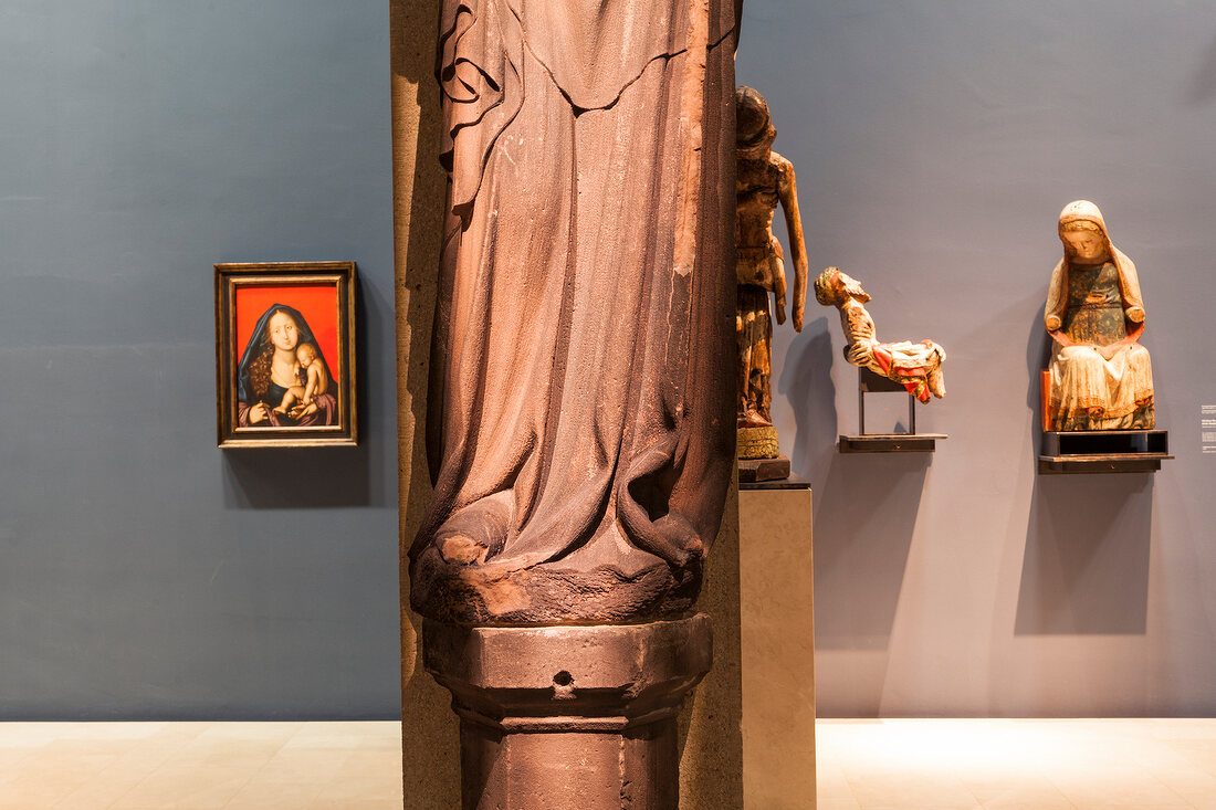 Statue of Virgin Mary at Augustiner Museum by Hans Baldung, Freiburg, Germany
