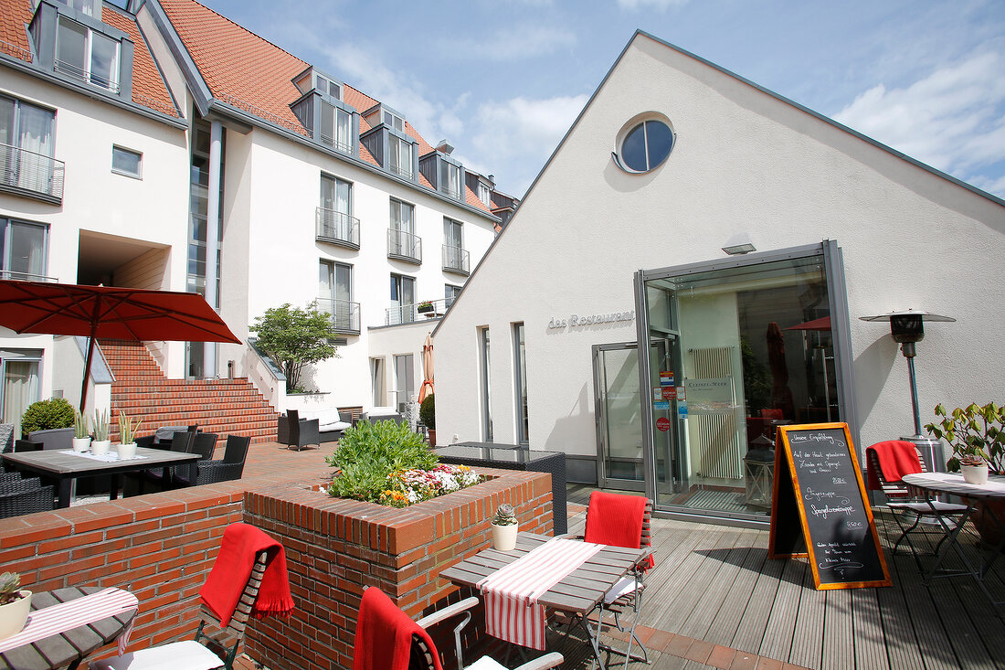 Kleines Meer Restaurant im gleichnamigen Hotel Waren