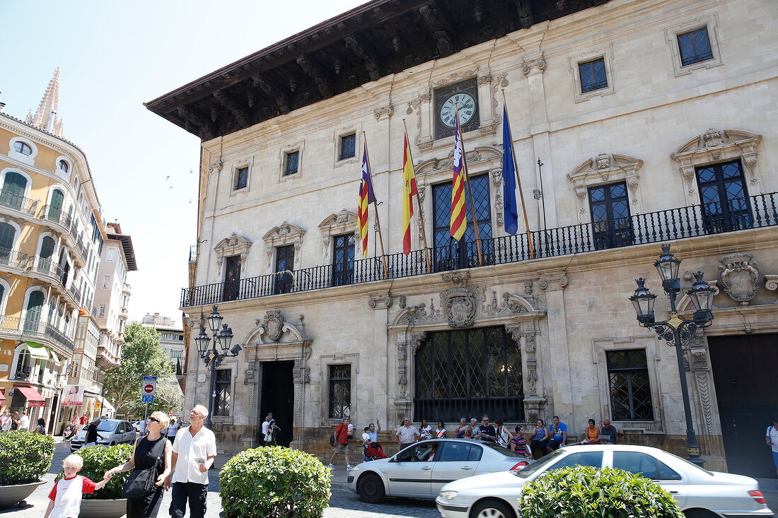 Ajuntament de Palma Rathaus in Palma an der Plaça de Cort