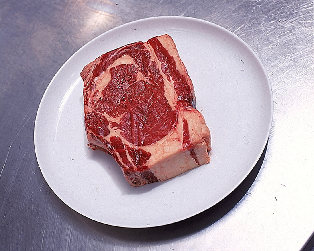 Rohes Steak, Charolais X Aubrac Rind Nr.9