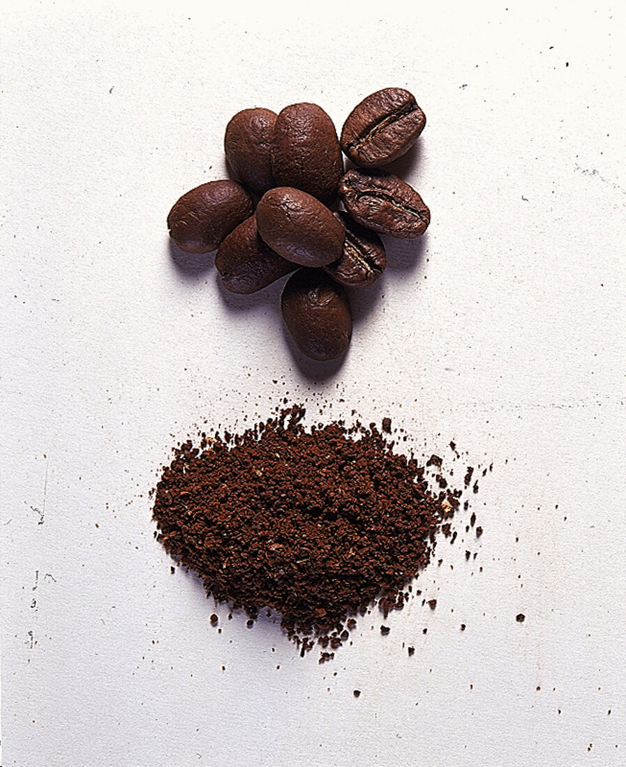 Kaffeebohnen und Kaffeepulver aus Sumatra, Nr.8