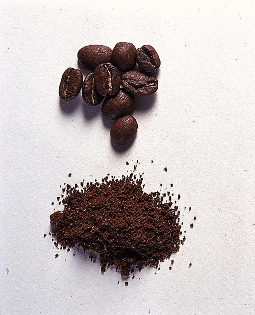 Kaffeebohnen und Kaffeepulver aus Java, Nr.4
