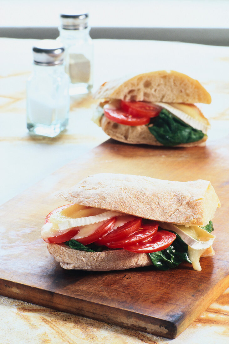 Ciabatta mit Spinat und 