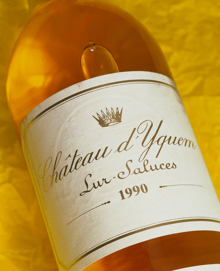 Flaschenetikett Château d'Yquem 1990 