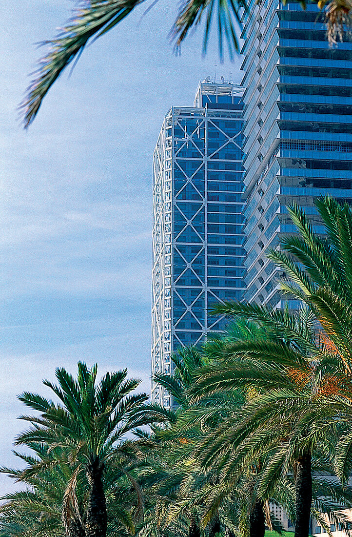 Hotelhochhaus "Arts", Ausschnitt, Barcelona