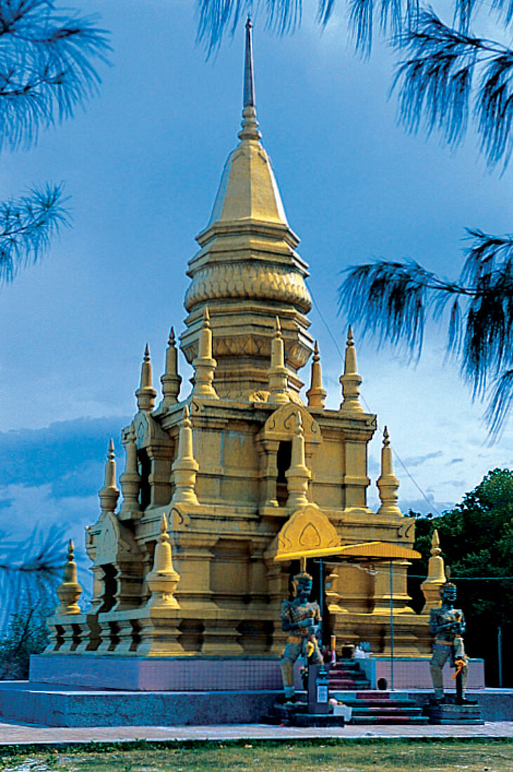 Thailand , Koh Samui , Pagode Chedi Laem Sor