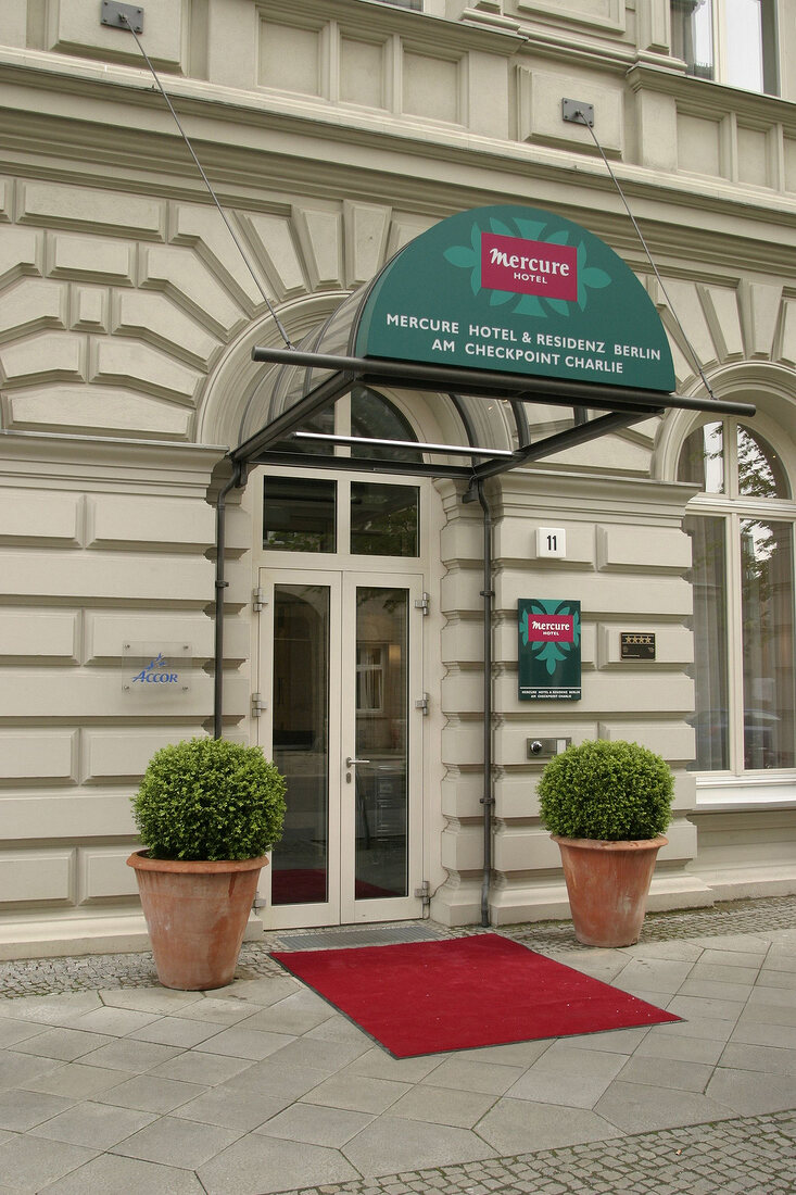 Mercure Checkpoint Charlie Hotel und Residenz in Berlin außen