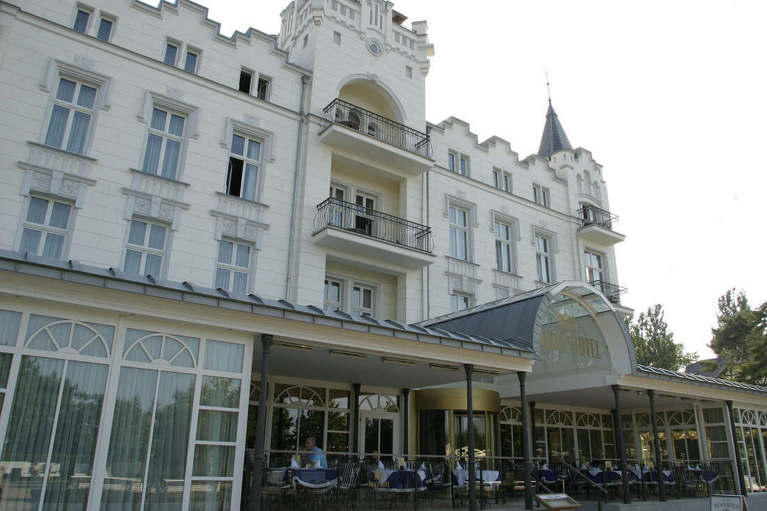 Palace Hotel in Zinnowitz auf Usedom außen