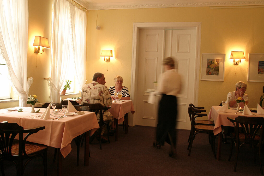 Norddeutscher Hof Restaurant in Usedom auf Usedom innen