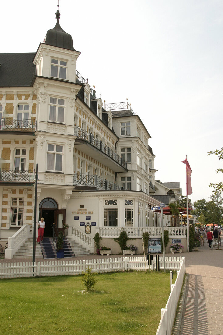 Ahlbecker Hof Hotel in Ahlbeck auf Usedom außen