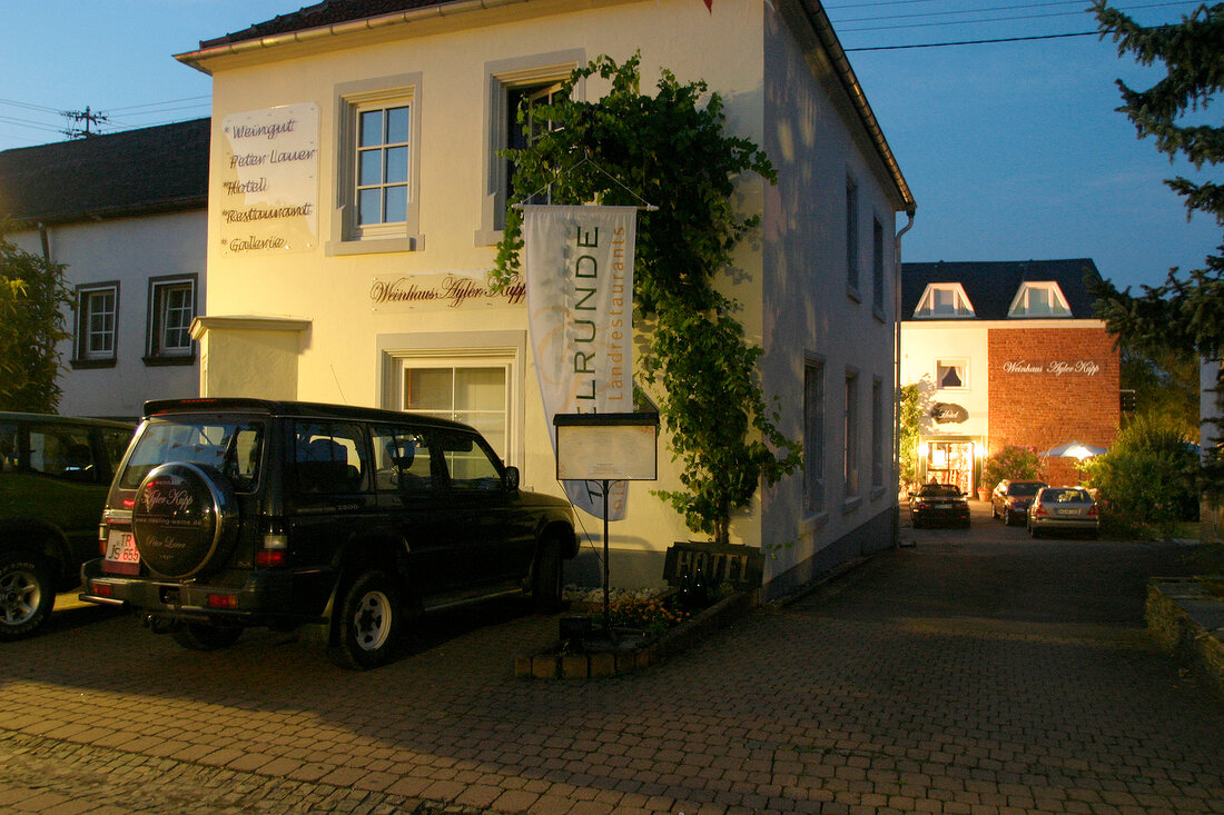 Peter Lauer Weinhaus Ayler Kupp Weingut mit Hotel Restaurant Galerie in Ayl Rheinland-Pfalz