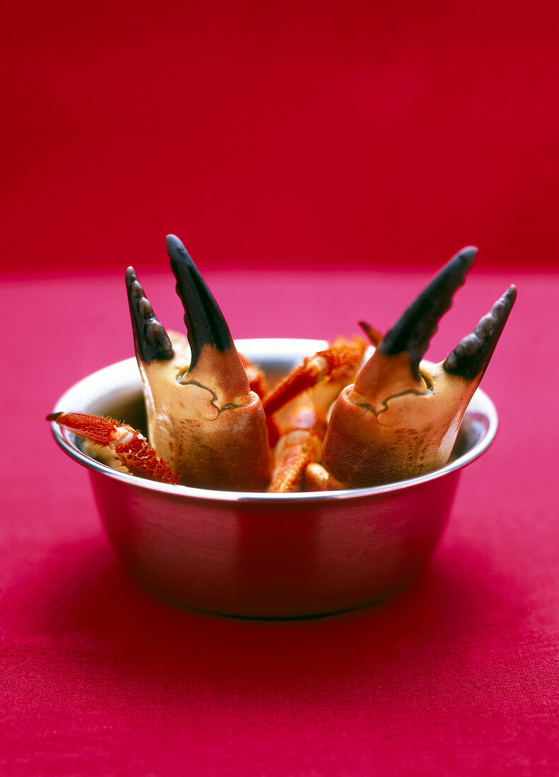 Close-up of crabs in bowl