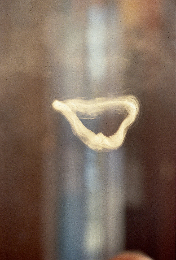 Close-up of smoke ring