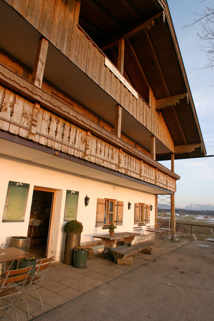 Auberge Moar Alm Restaurant Gaststätte Gaststaette in Sachsenkam