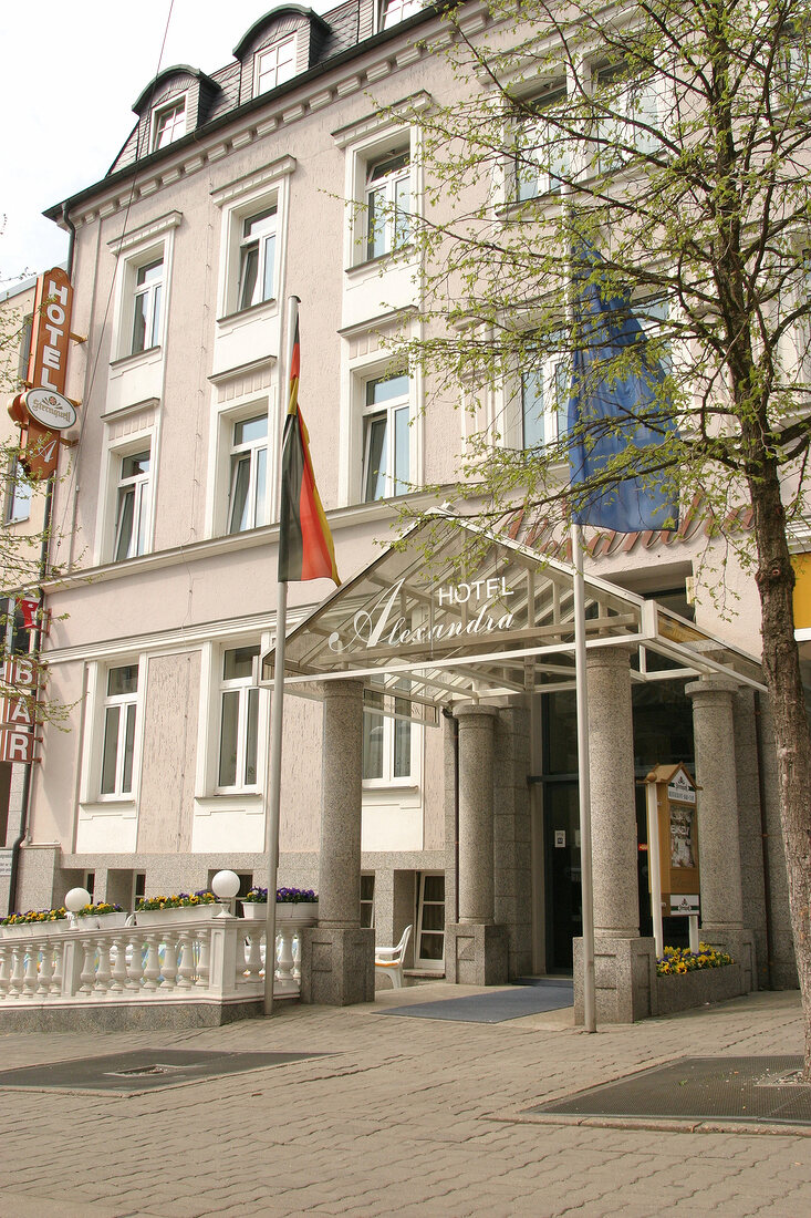 Alexandra Hotel mit Restaurant in Plauen Sachsen Deutschland
