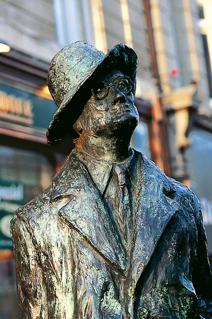 Denkmal James Joyce in Dublin 