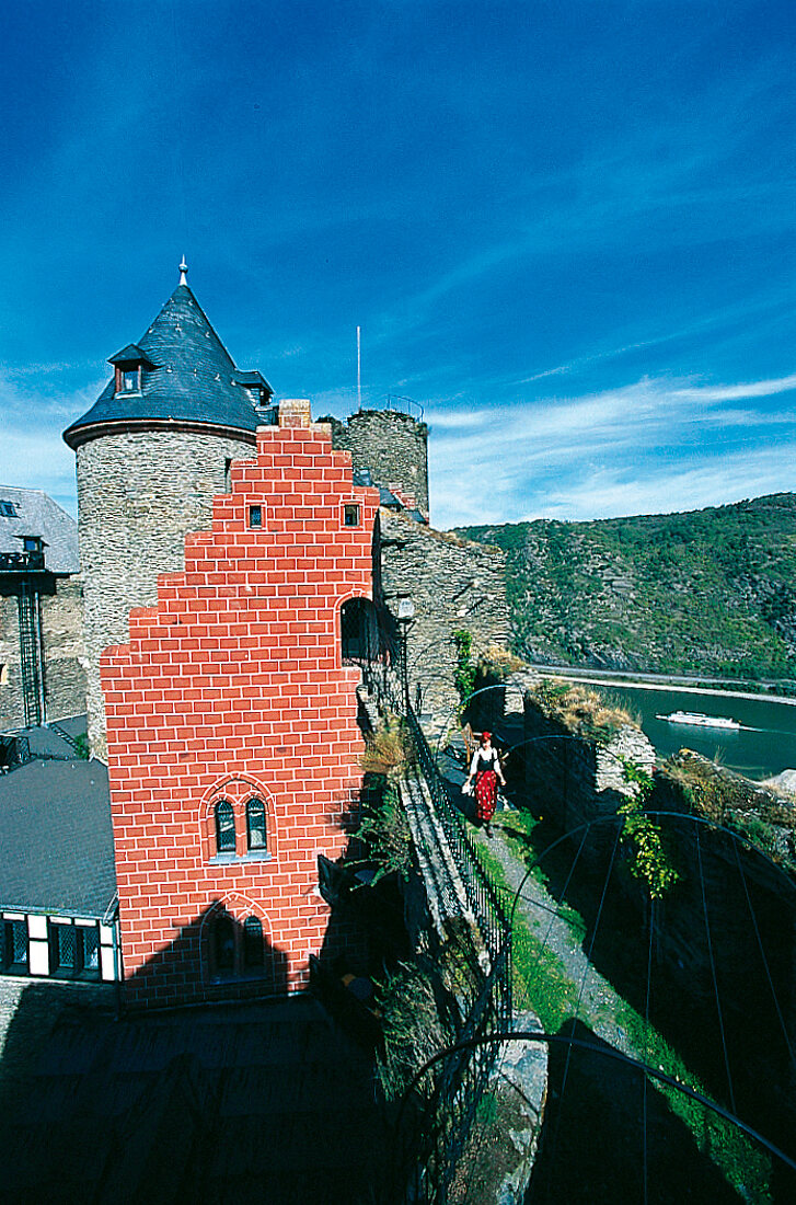 Burghotel Auf Schönburg in Oberwesel mit Burgturm