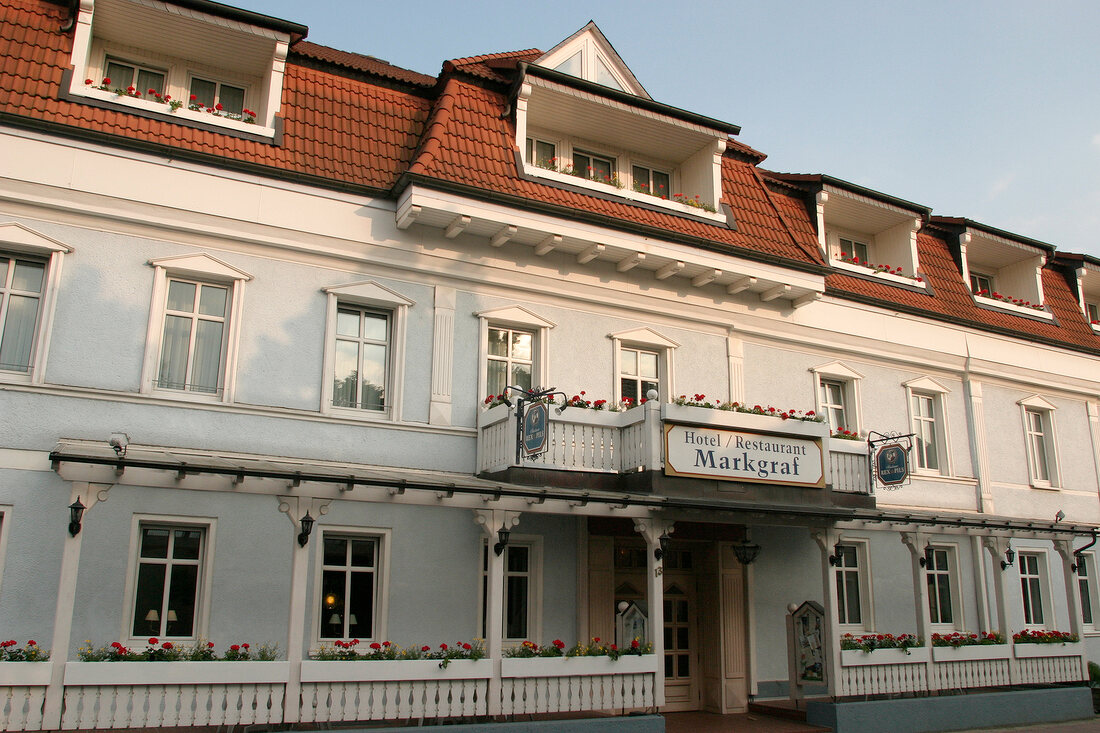 Markgraf Restaurant Gaststätte Gaststaette im Hotel Markgraf in Lehnin