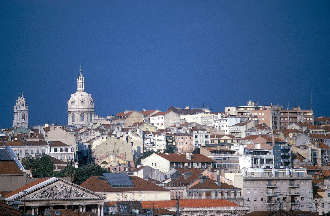 View of Lisbon city in Portugal