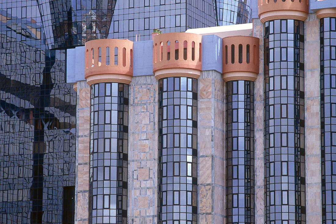 View of shopping center Amoreiras in Lisbon, Portugal