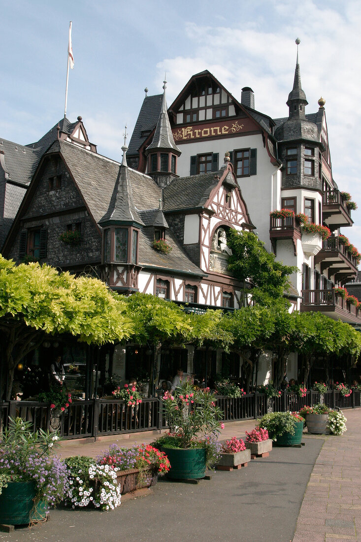 Krone Assmannshausen Hotel mit Restaurant in Rüdesheim am Rhein Ruedesheim am Rhein Hessen