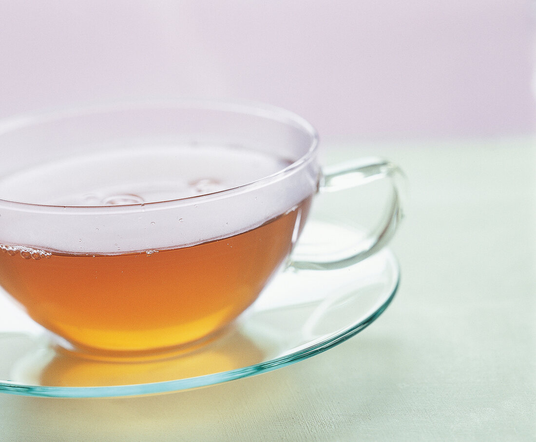 Close-up of cup of tea